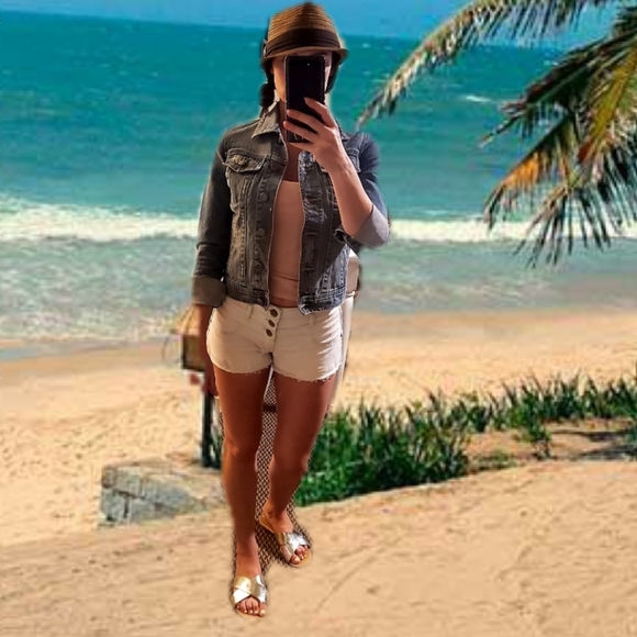 Nordstrom Rubbish Distressed Jean Jacket - Picture 3 of 8